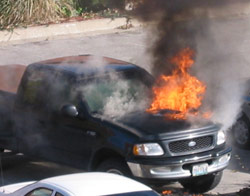 ford 150 fire