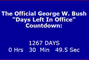 george bush cowntdown