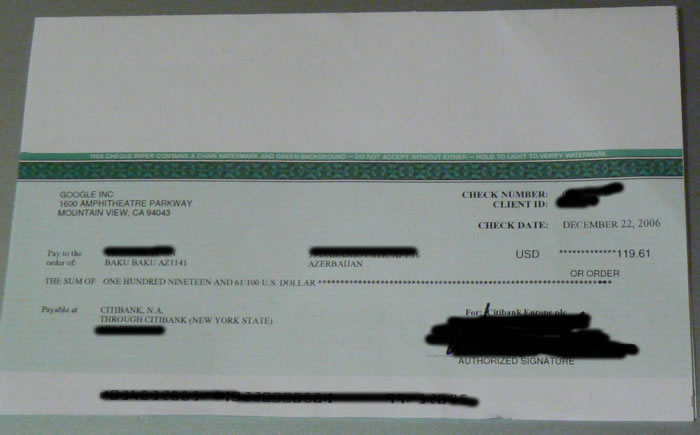 adsense check