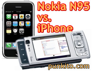 iphone vs nokia n95