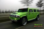 hummer h2 geiger green